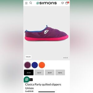 Nuvolas Party Dance Slippers girls 4/5, pink and purple